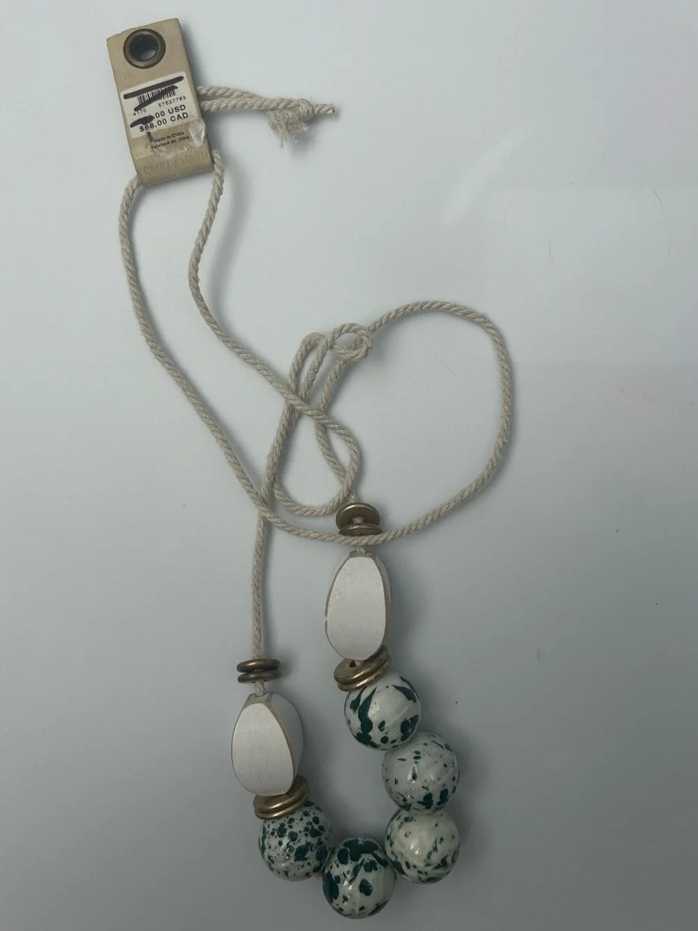 NWT Anthropologie Beaded Necklace